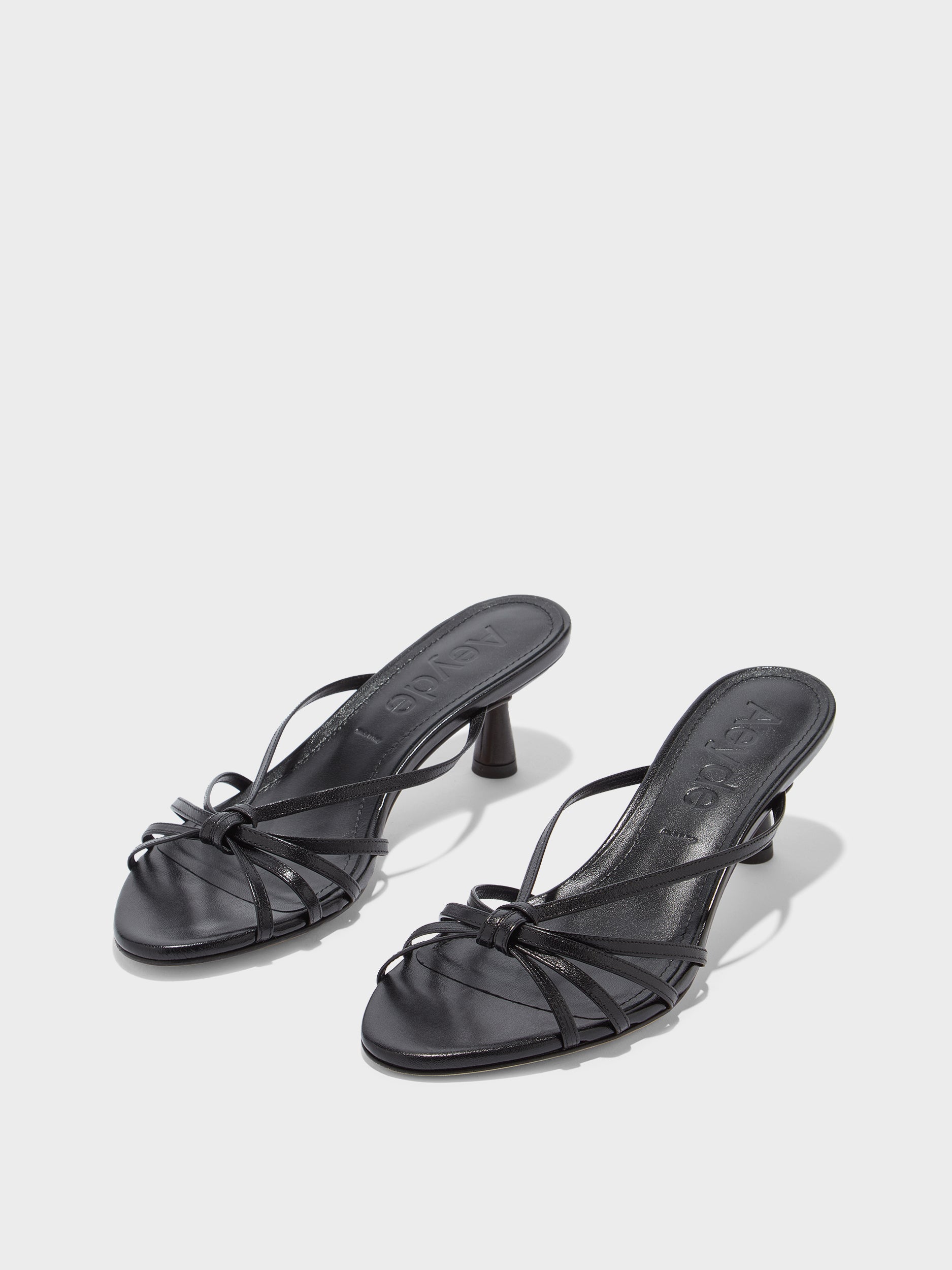 Abby Leather Mules - Image 2