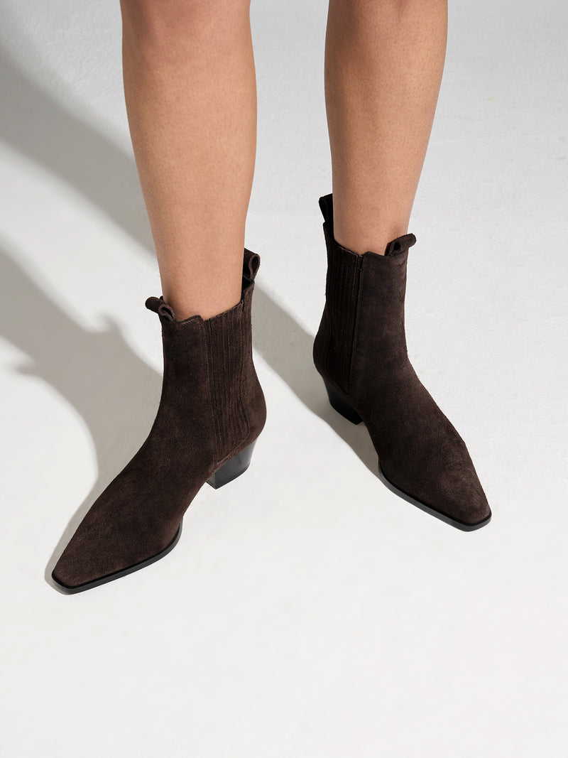 Agata Suede Ankle Boots