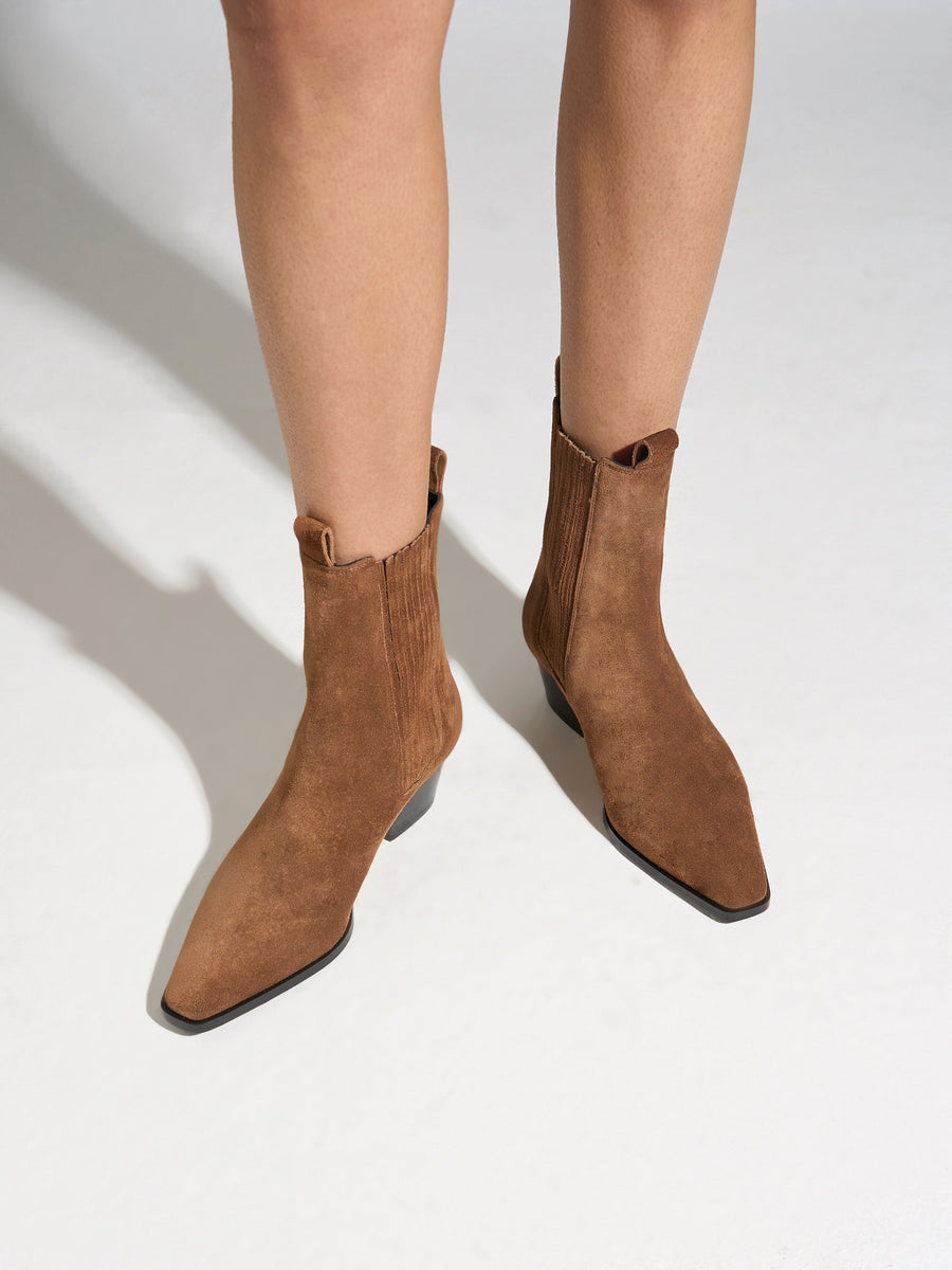 Agata Suede Ankle Boots