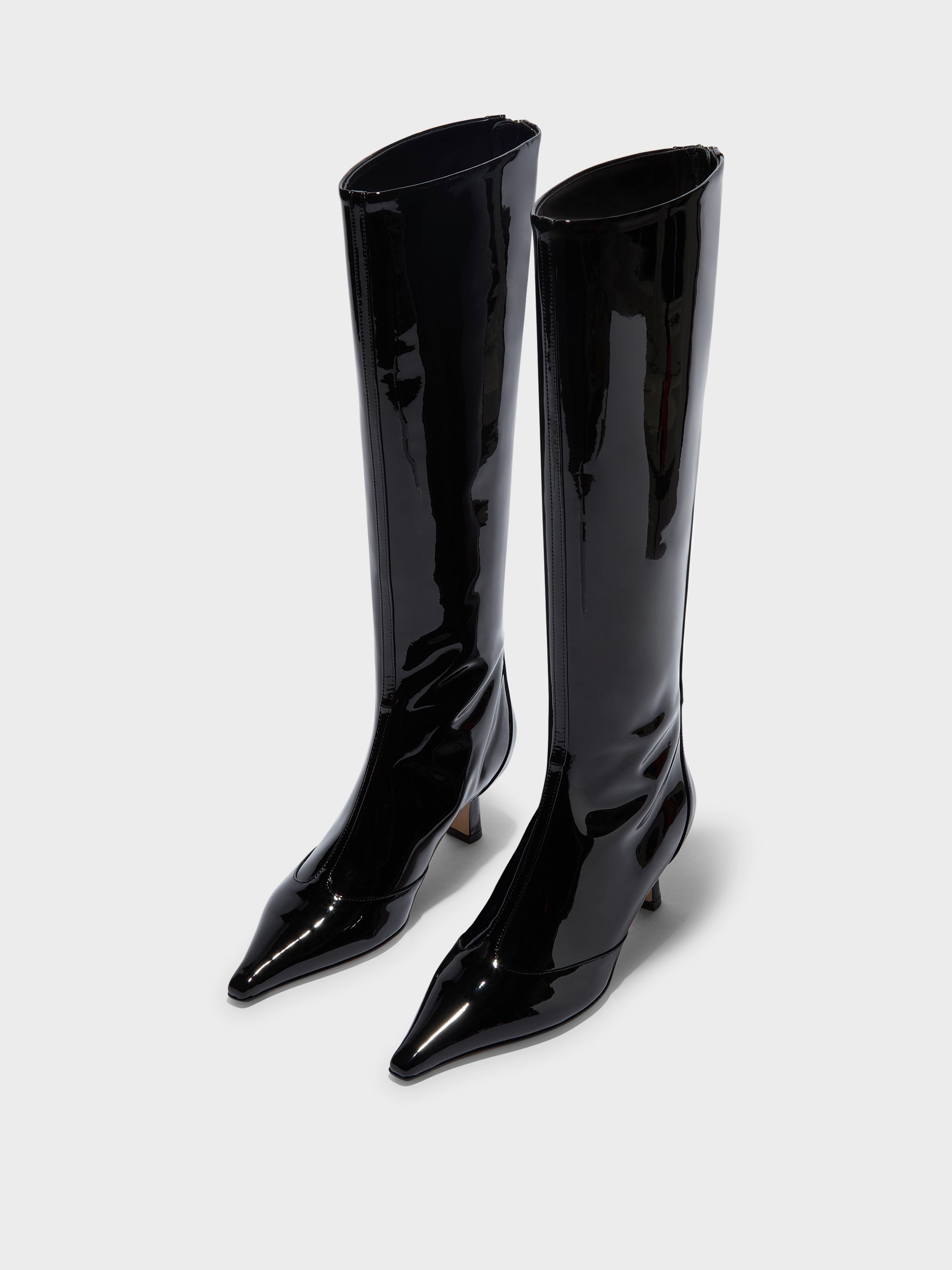 Alexis Patent Knee-High Boots - Image 3