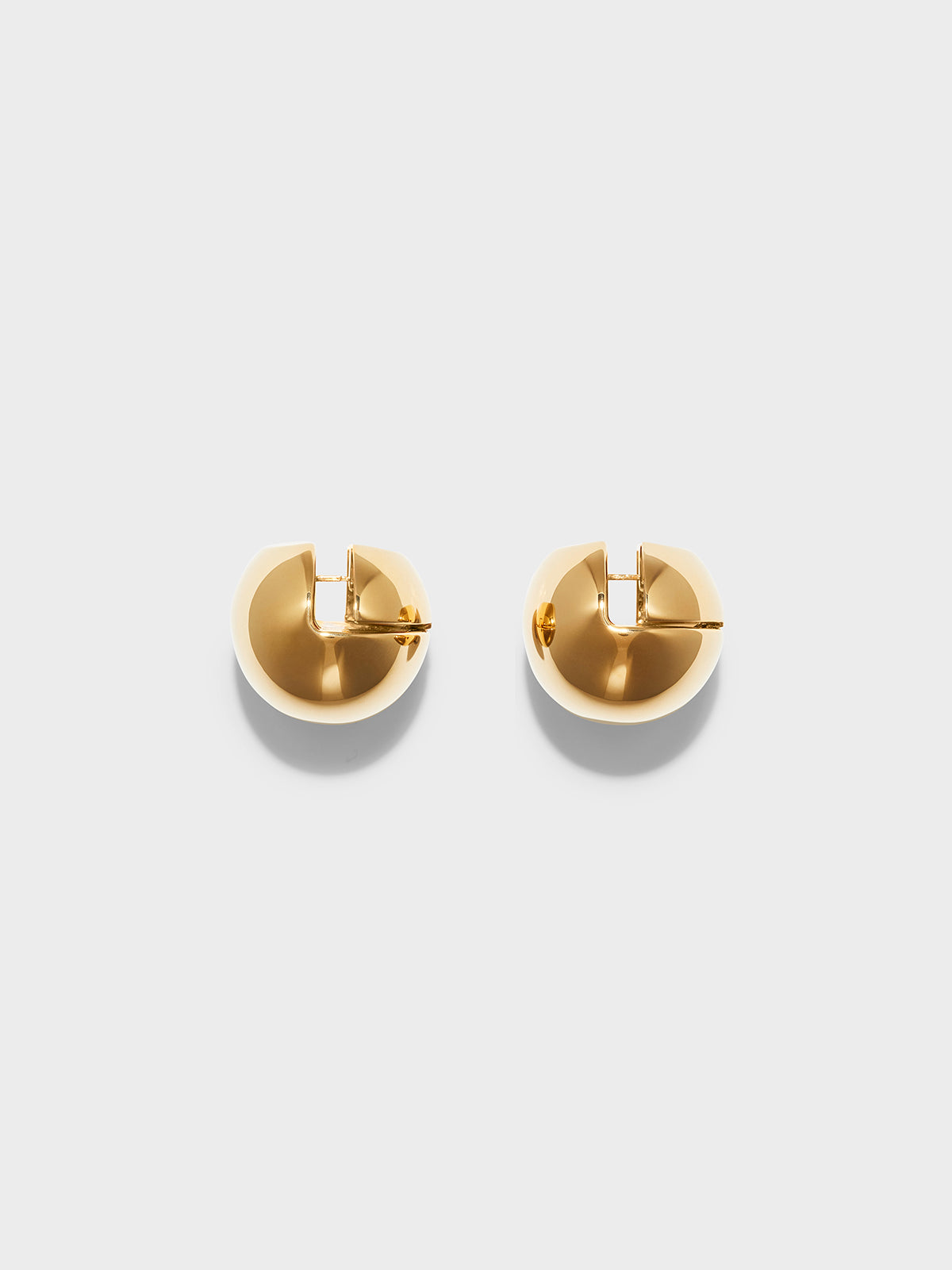 Aeyde | Alice Large 18kt Gold-Plated Earrings for Women | Luxury Materials | Handmade in Italy