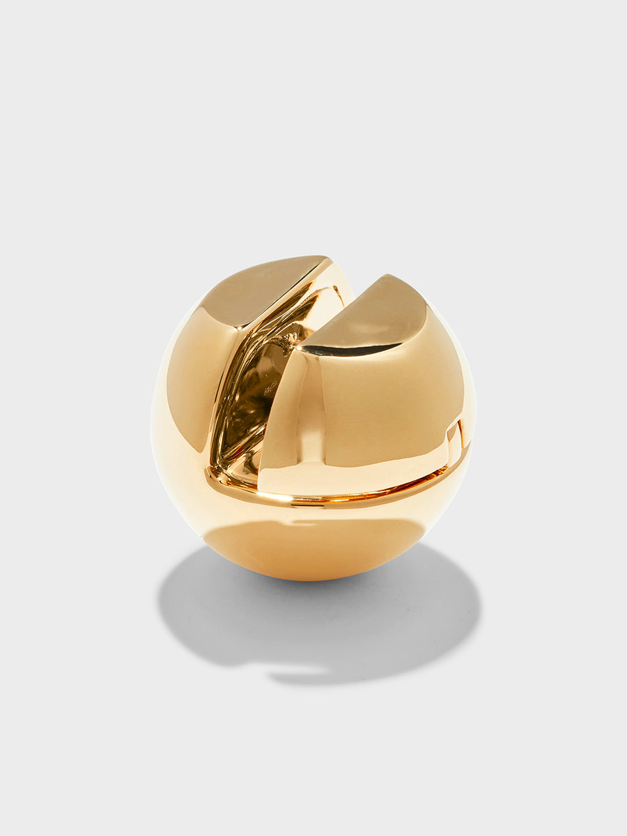 Aeyde | Alice Large 18kt Gold-Plated Earrings for Women | Luxury Materials | Handmade in Italy | Material Details