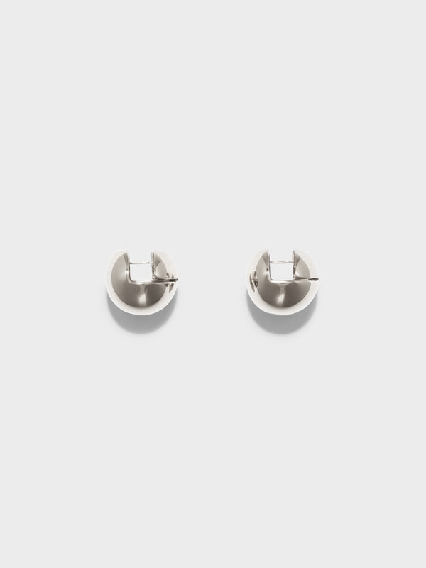 Alice Medium Palladium-Plated Earrings