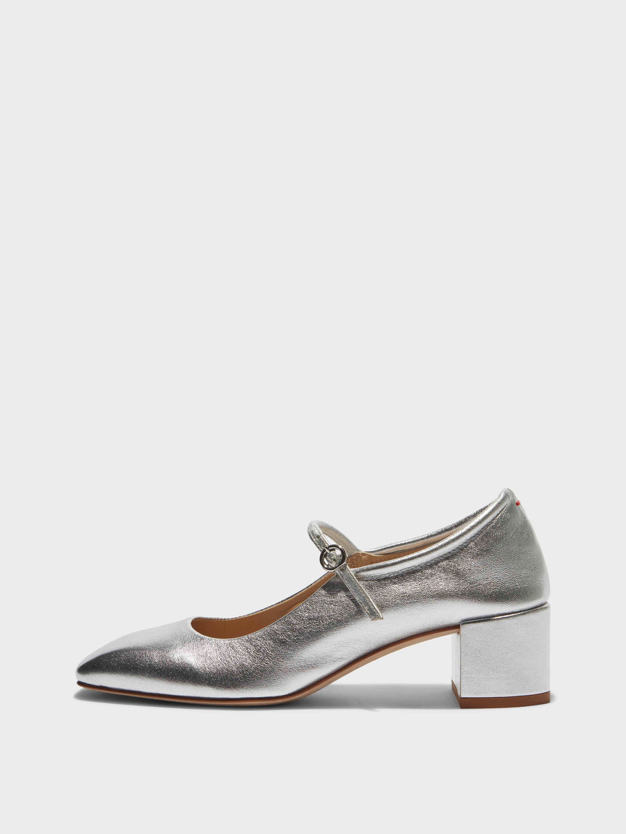 Aline Leather Mary-Jane Pumps