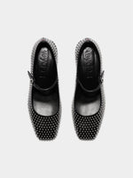 Aline Mini Studs Leather Mary-Jane Pumps - Image 5