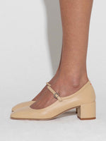Aline Leather Mary-Jane Pumps - Image 6