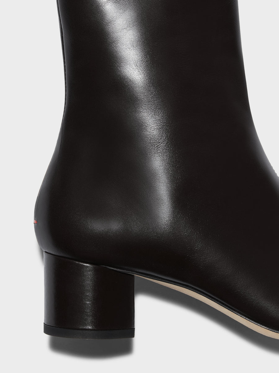 Allegra Leather Ankle Boots