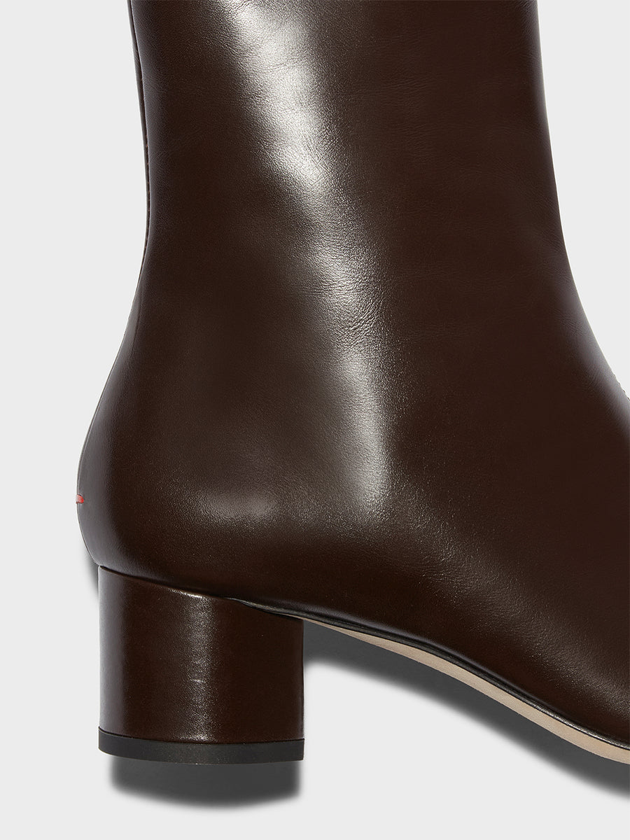 Allegra Leather Ankle Boots