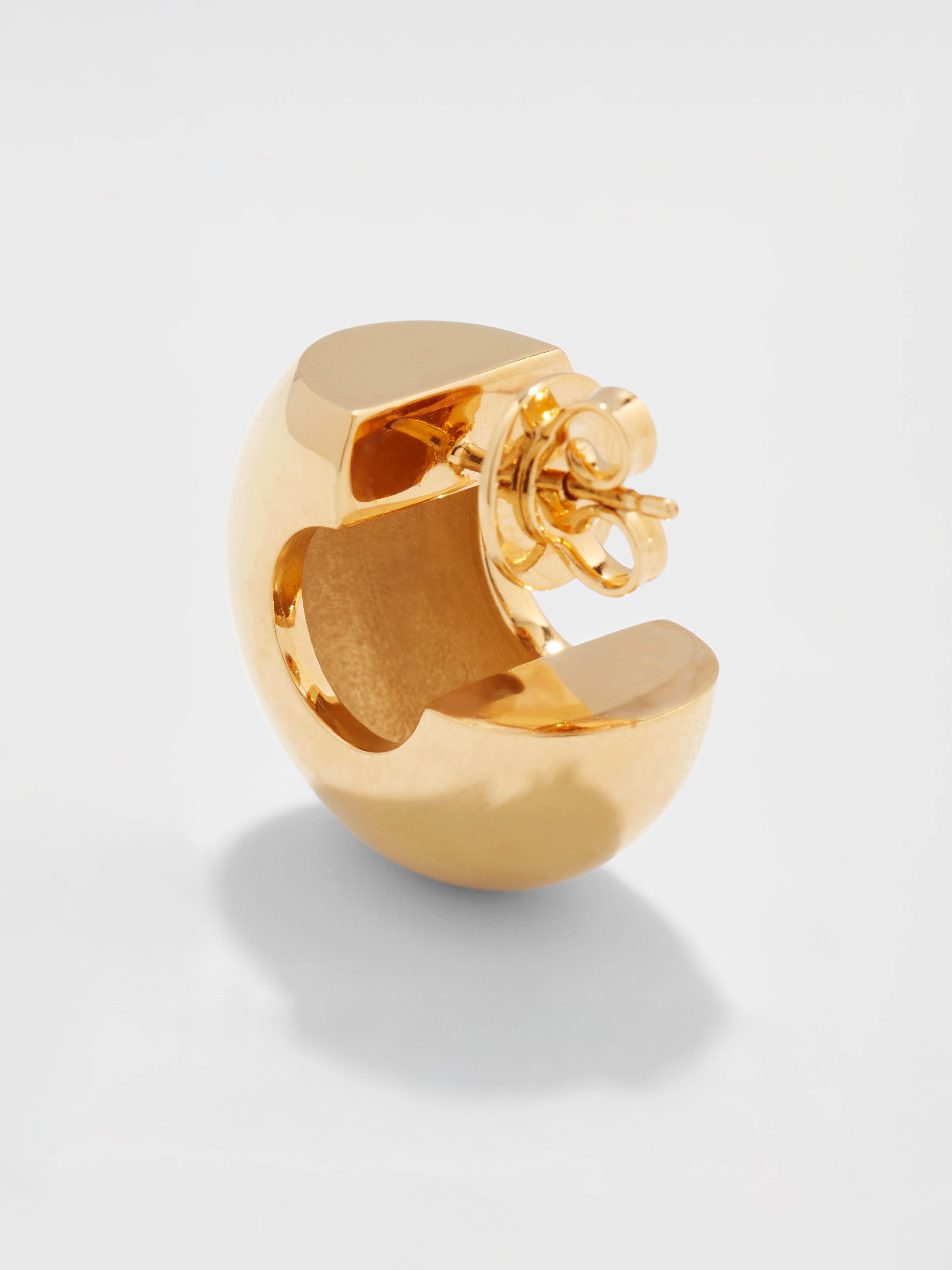 Alma Medium 18kt Gold-Plated Earrings - Image 2