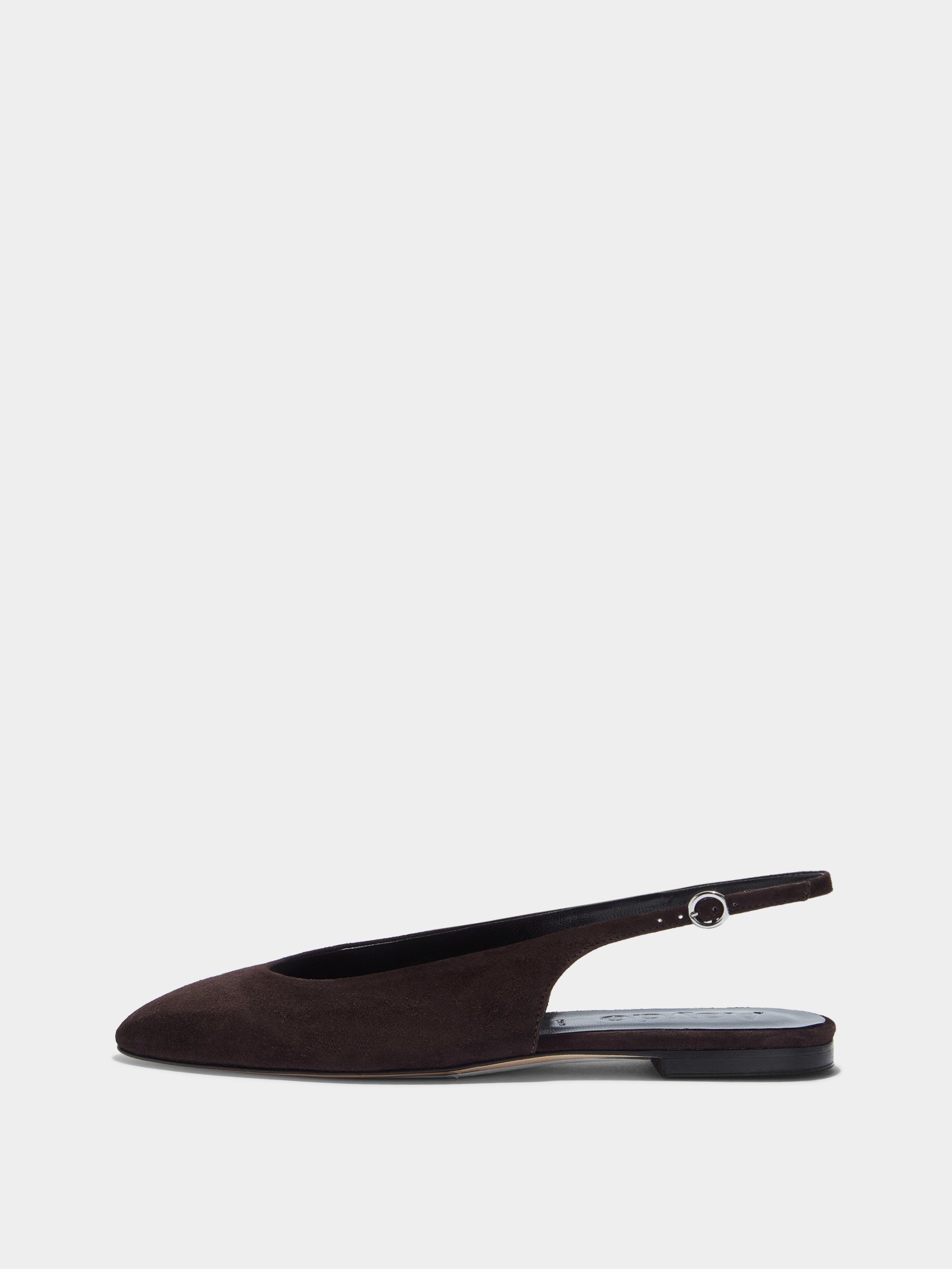 Amelia Suede Slingback Flats - Image 1