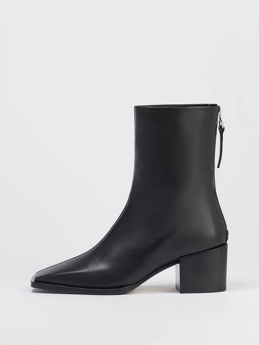 Amina Leather Ankle Boots