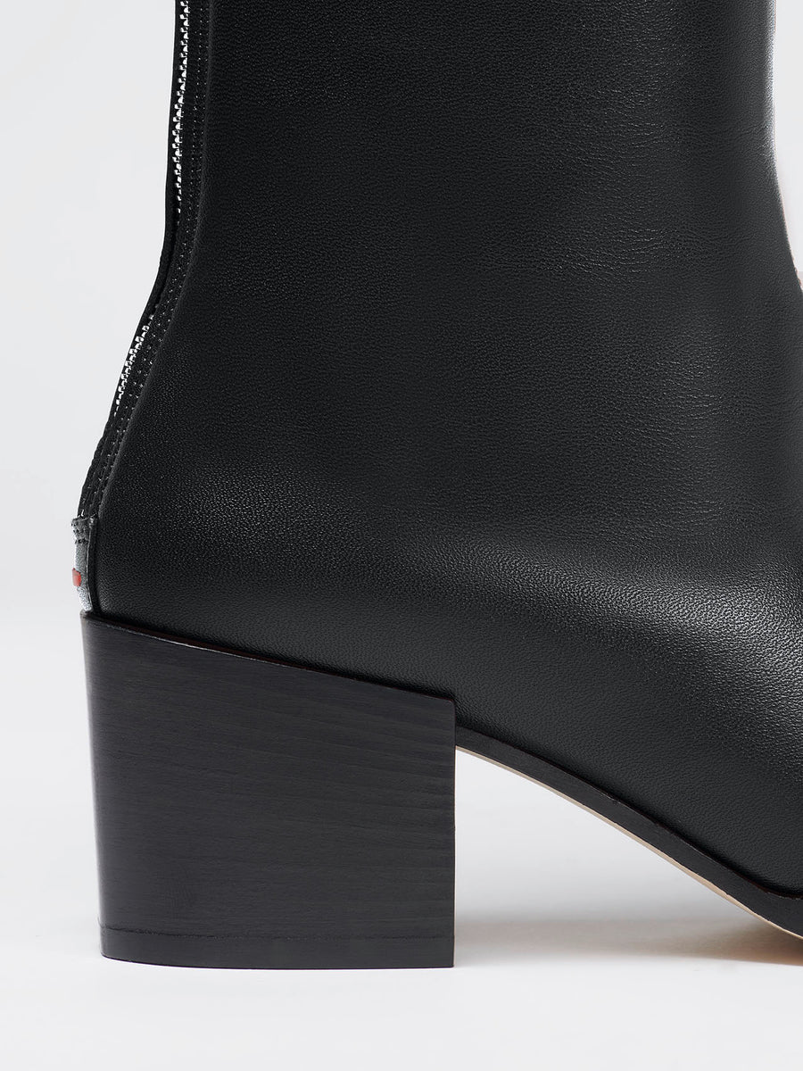 Amina Leather Ankle Boots