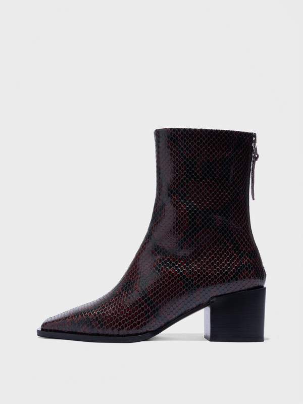 Amina Leather Ankle Boots