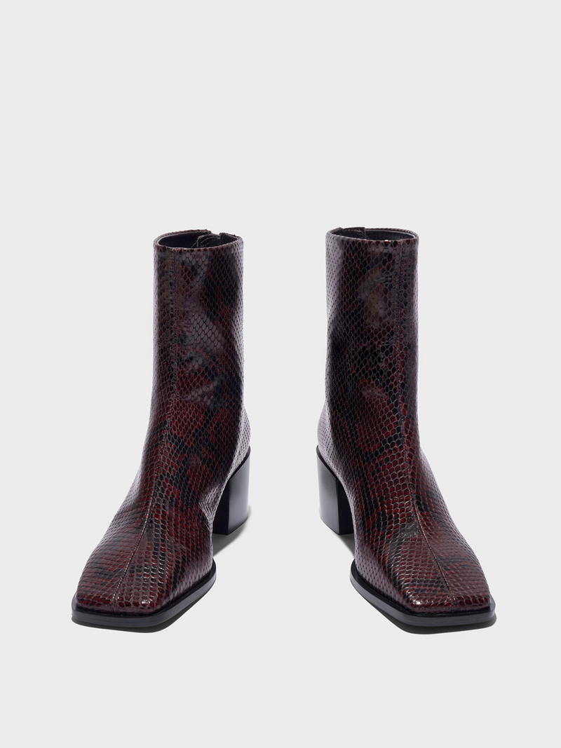 Amina Leather Ankle Boots