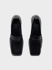 Anka Block-Heel Loafers