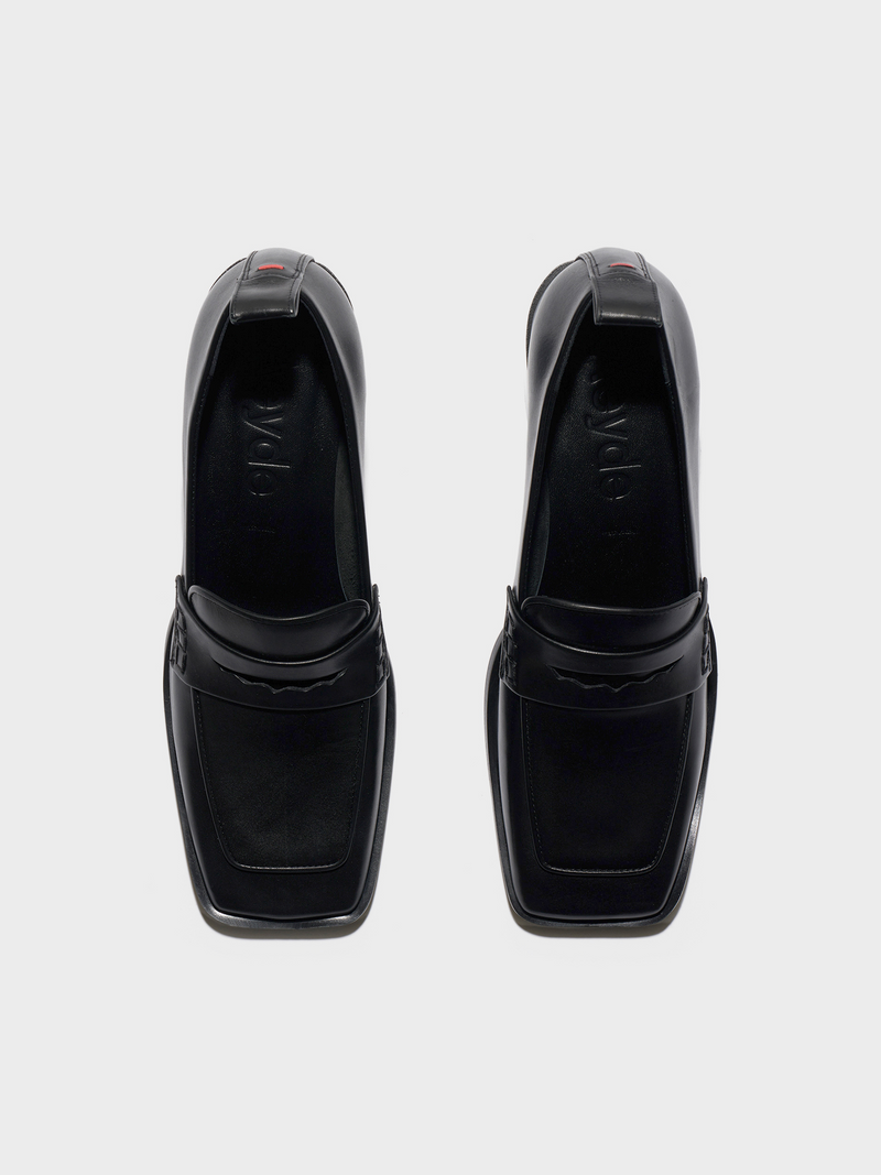 Anka Block-Heel Loafers