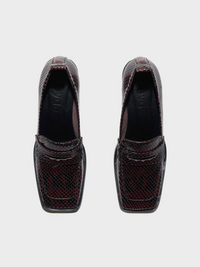 Anka Block-Heel Loafers