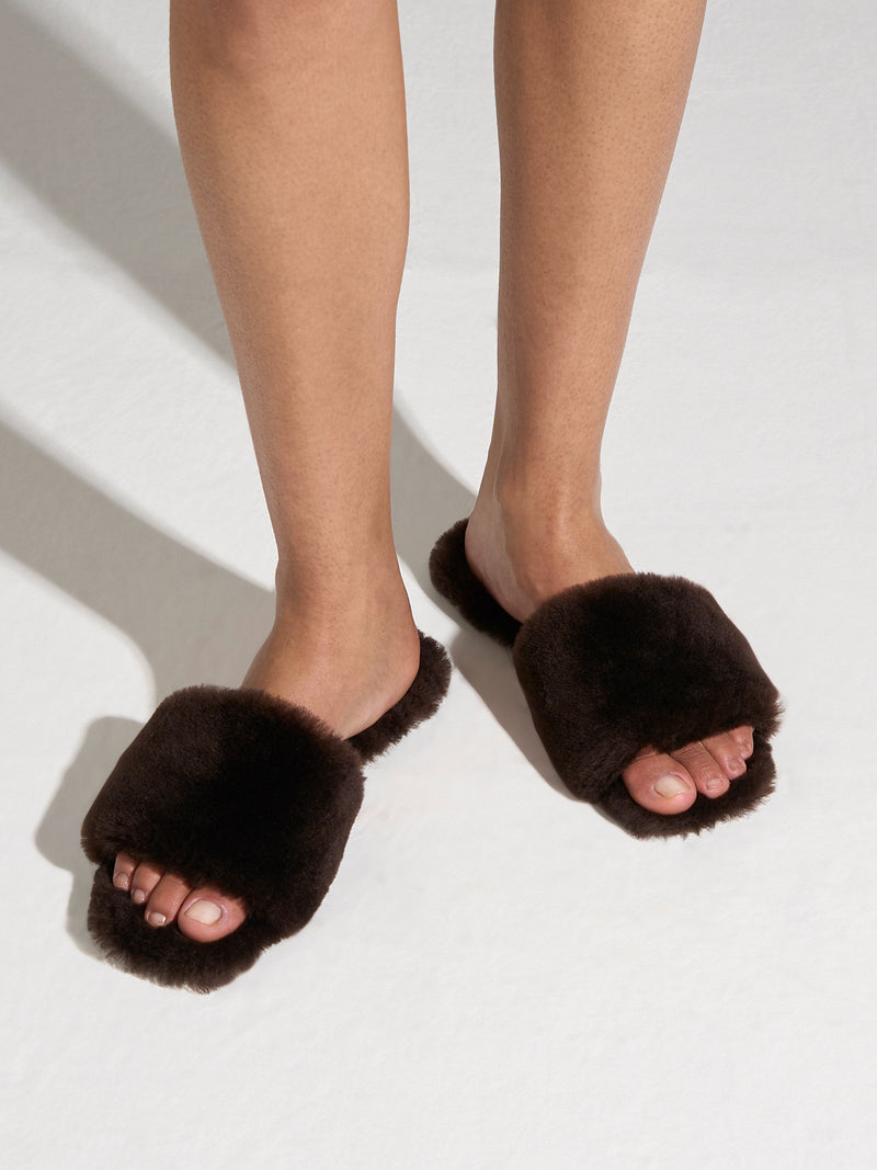 Anna Shearling Slippers