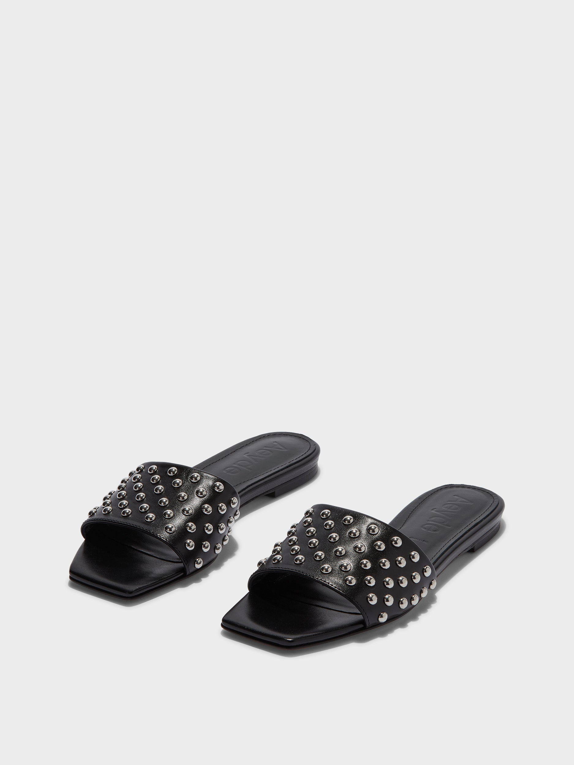 Anna Studded Leather Sandals - Image 2