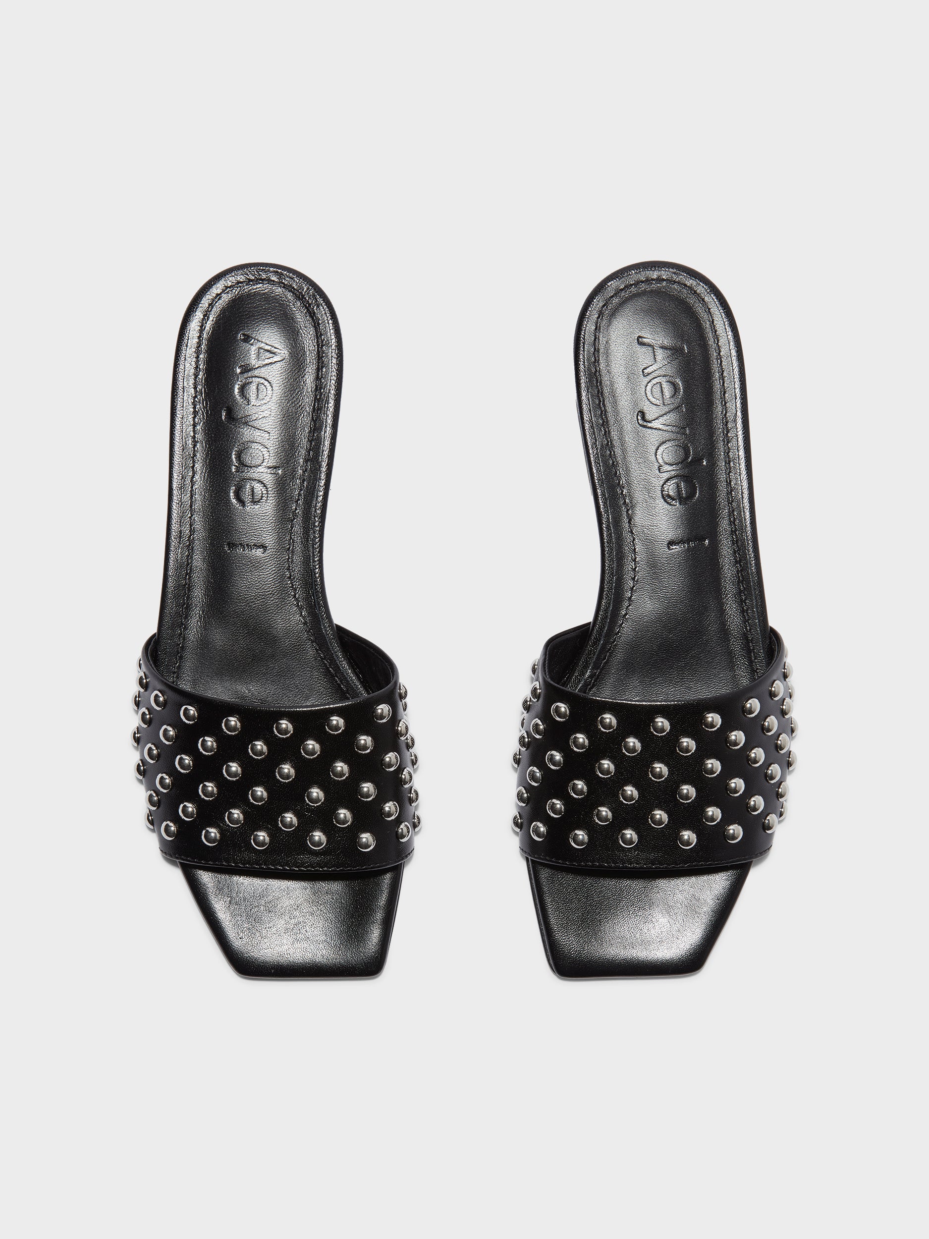 Anna Studded Leather Sandals - Image 5
