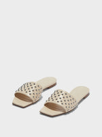 Anna Studded Leather Sandals - Image 2