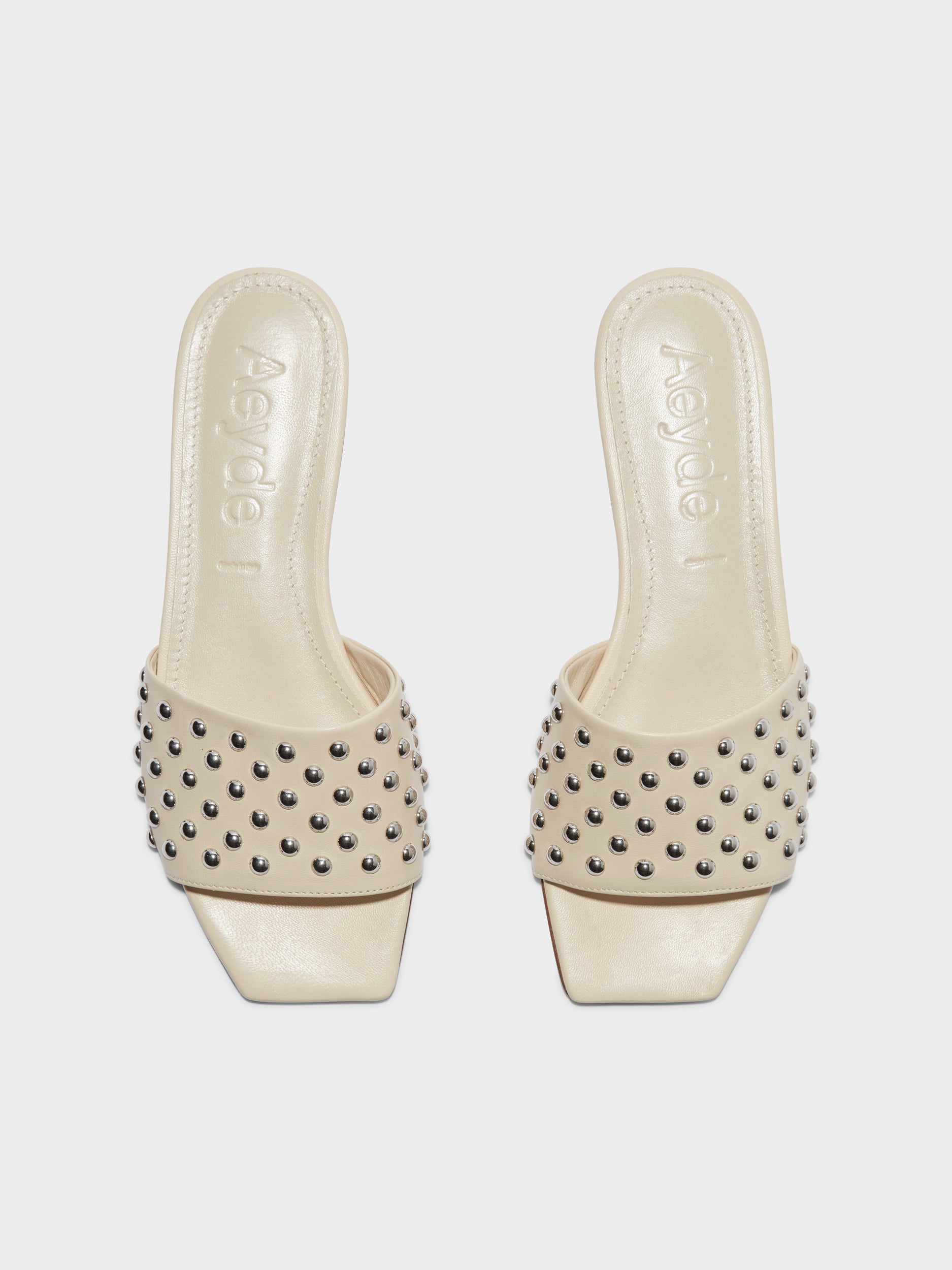 Anna Studded Leather Sandals - Image 5