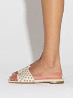 Anna Studded Leather Sandals - Image 6