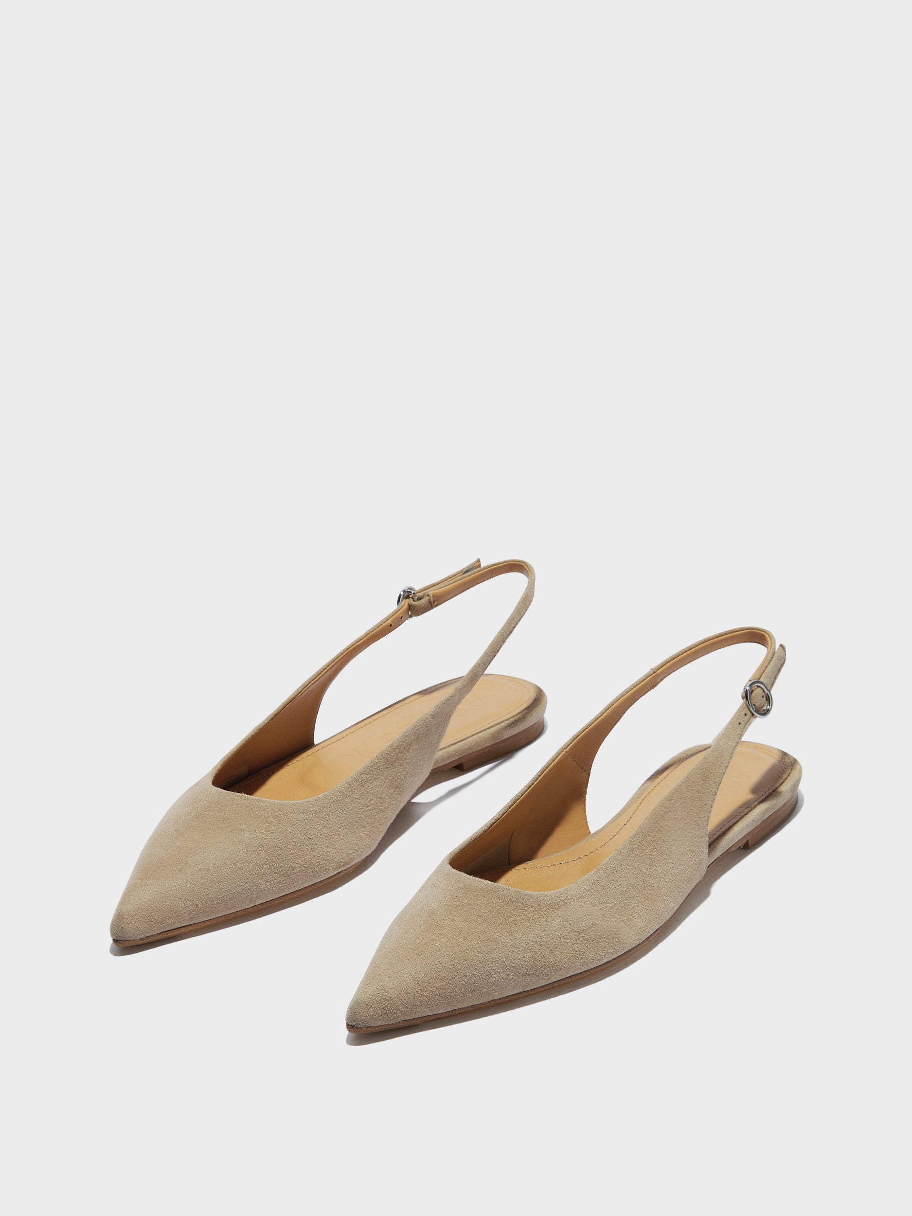 Annora Suede Slingback Flats - Image 3