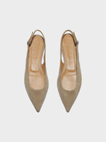 Annora Suede Slingback Flats - Image 5