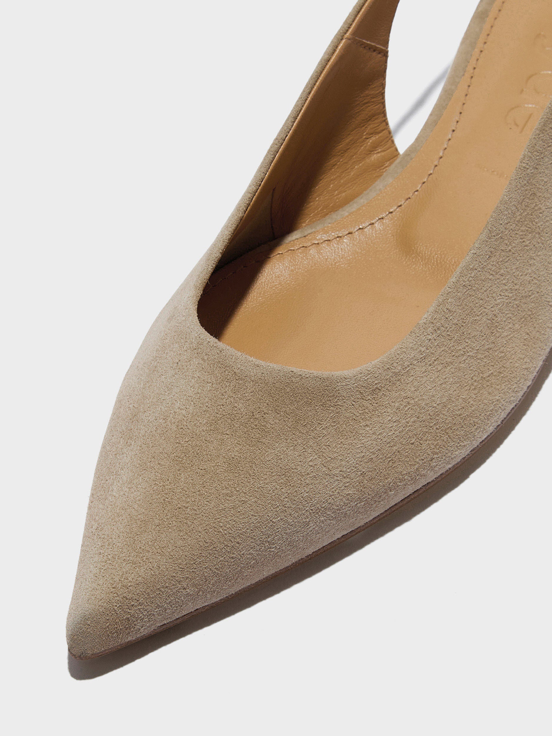 Annora Suede Slingback Flats - Image 4