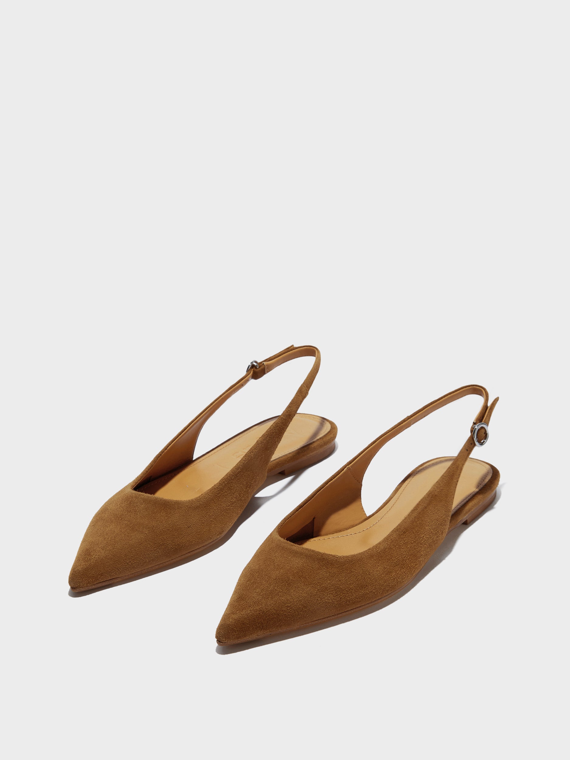 Annora Suede Slingback Flats - Image 3