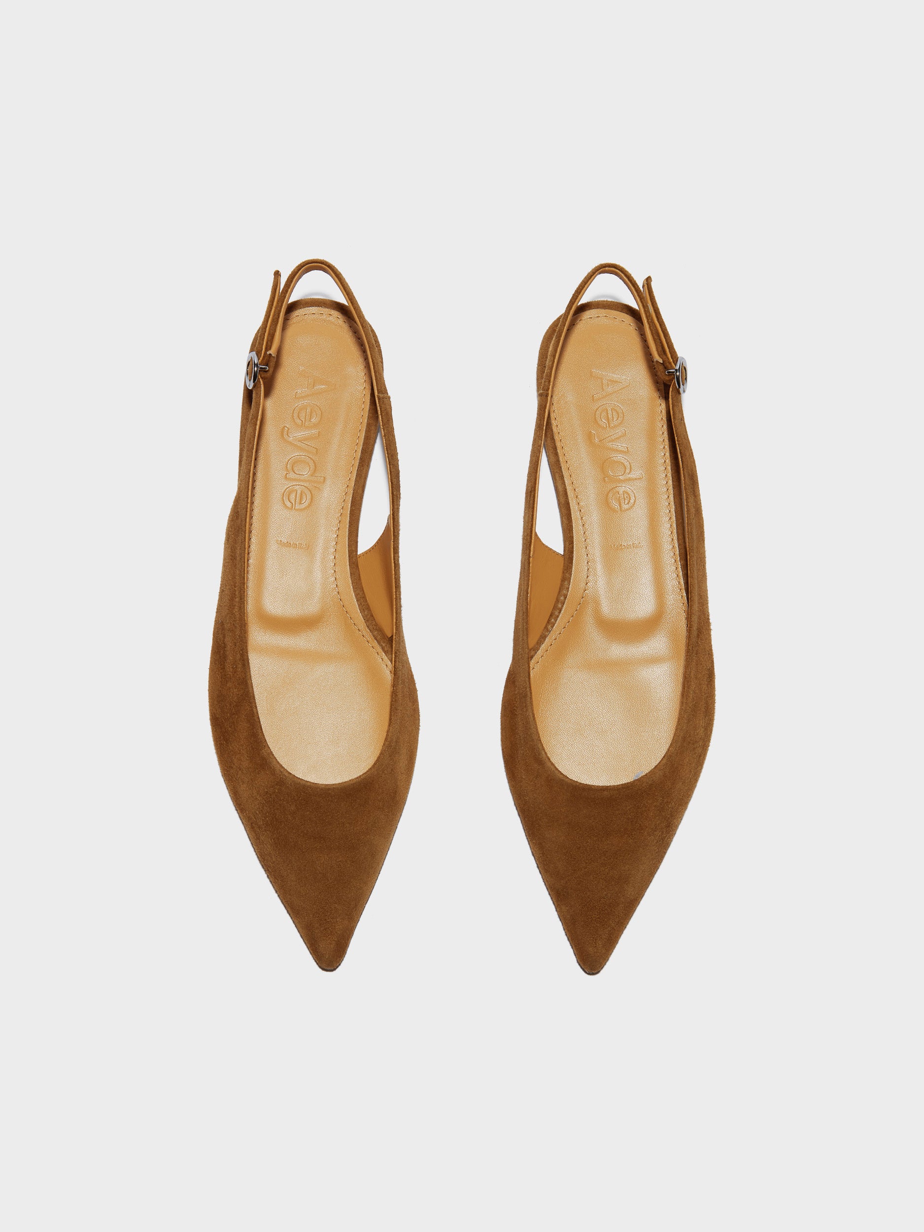 Annora Suede Slingback Flats - Image 5