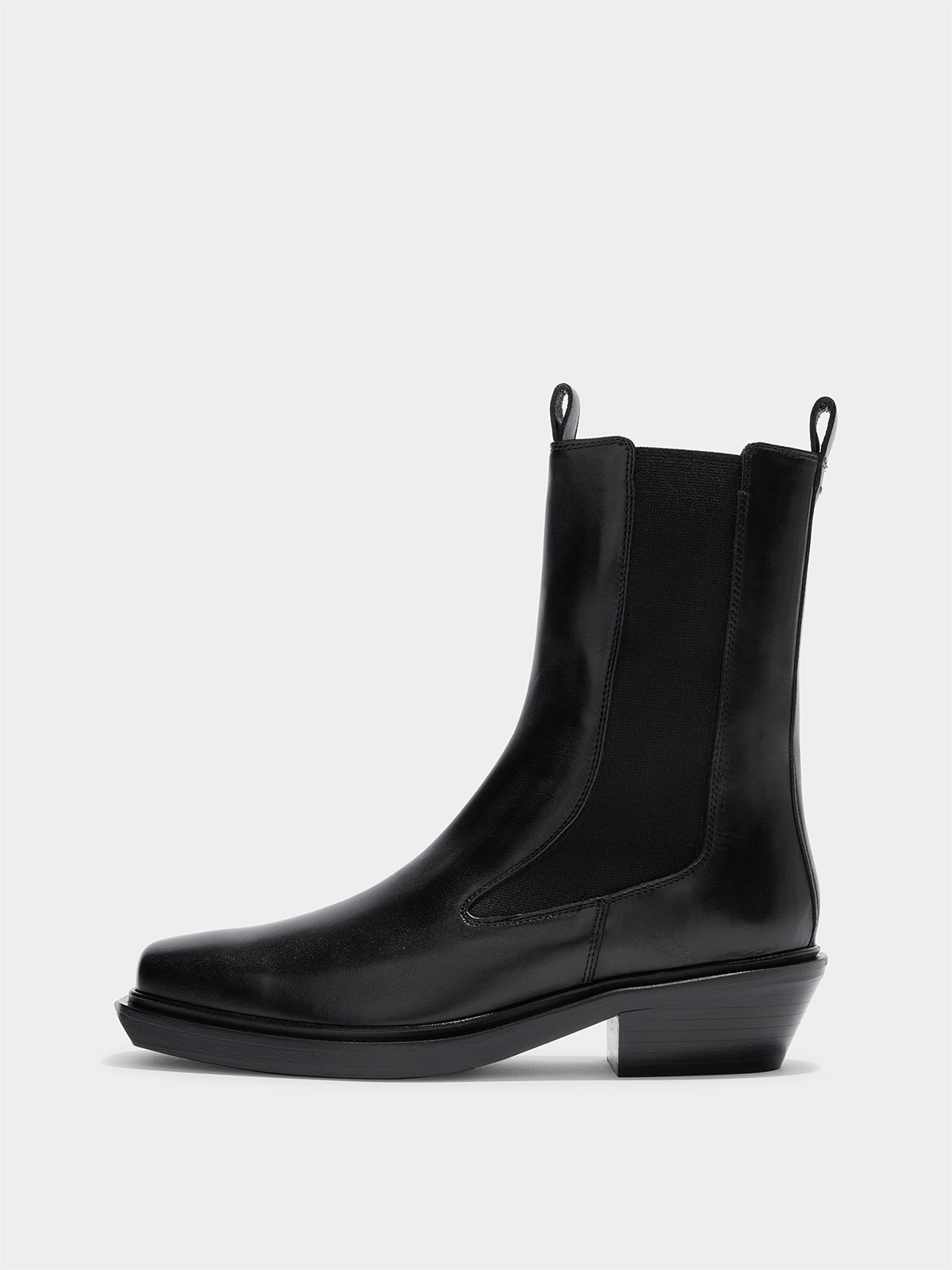 Antonia Leather Biker Boots - Image 1