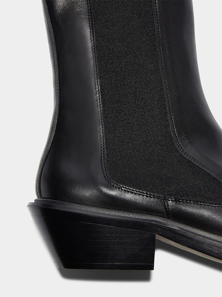 Antonia Leather Biker Boots