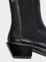 Antonia Leather Biker Boots - Image 4