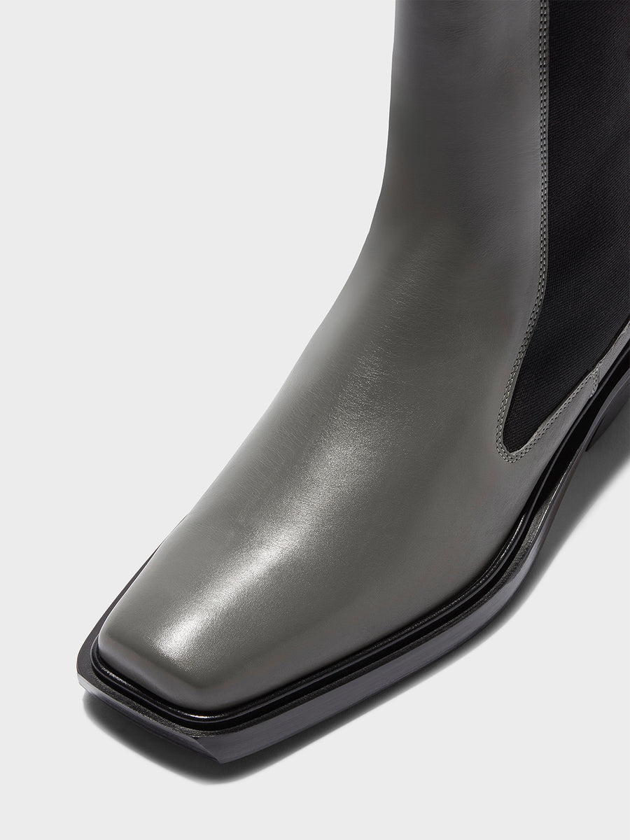 Antonia Leather Biker Boots