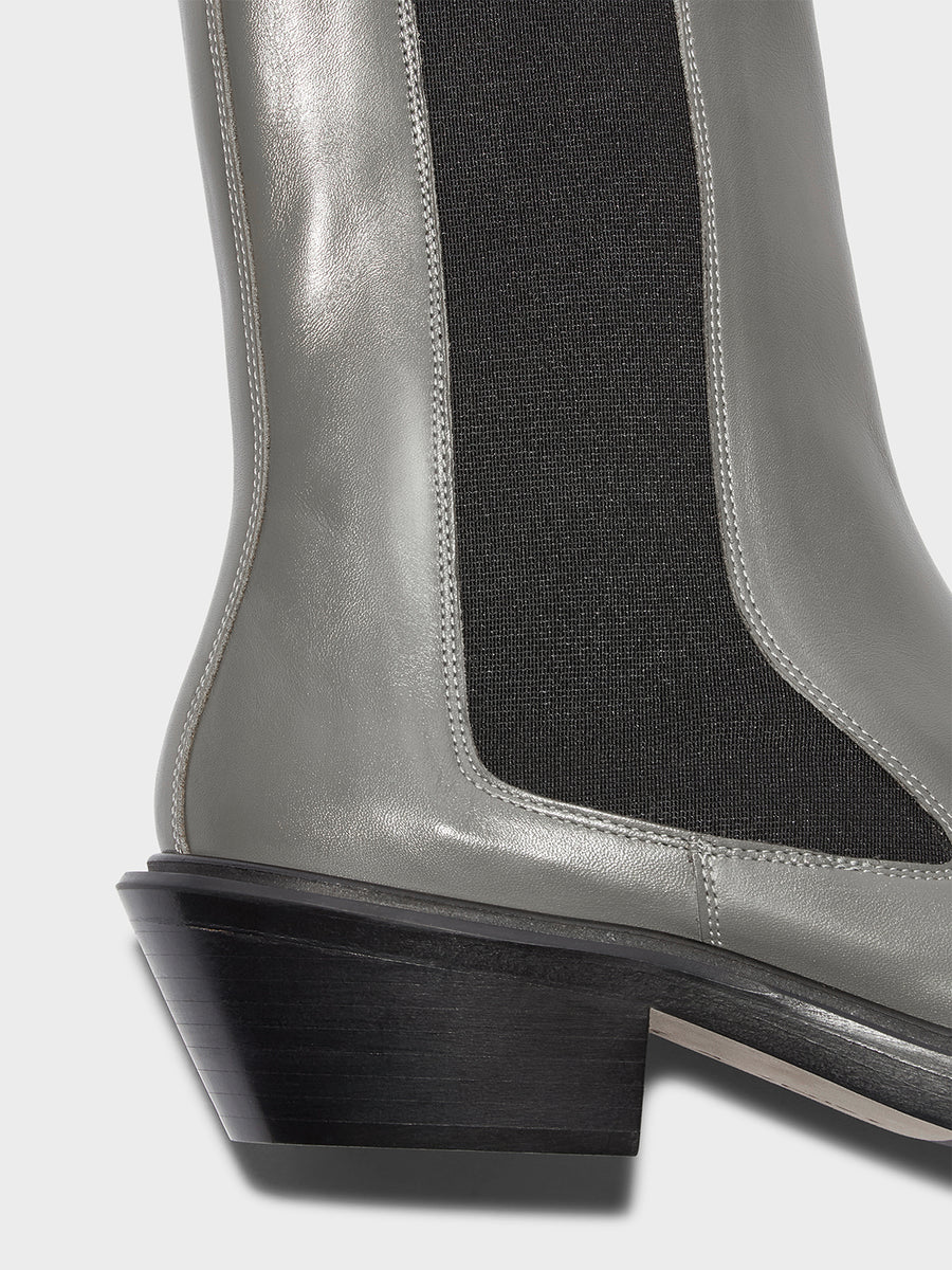 Antonia Leather Biker Boots