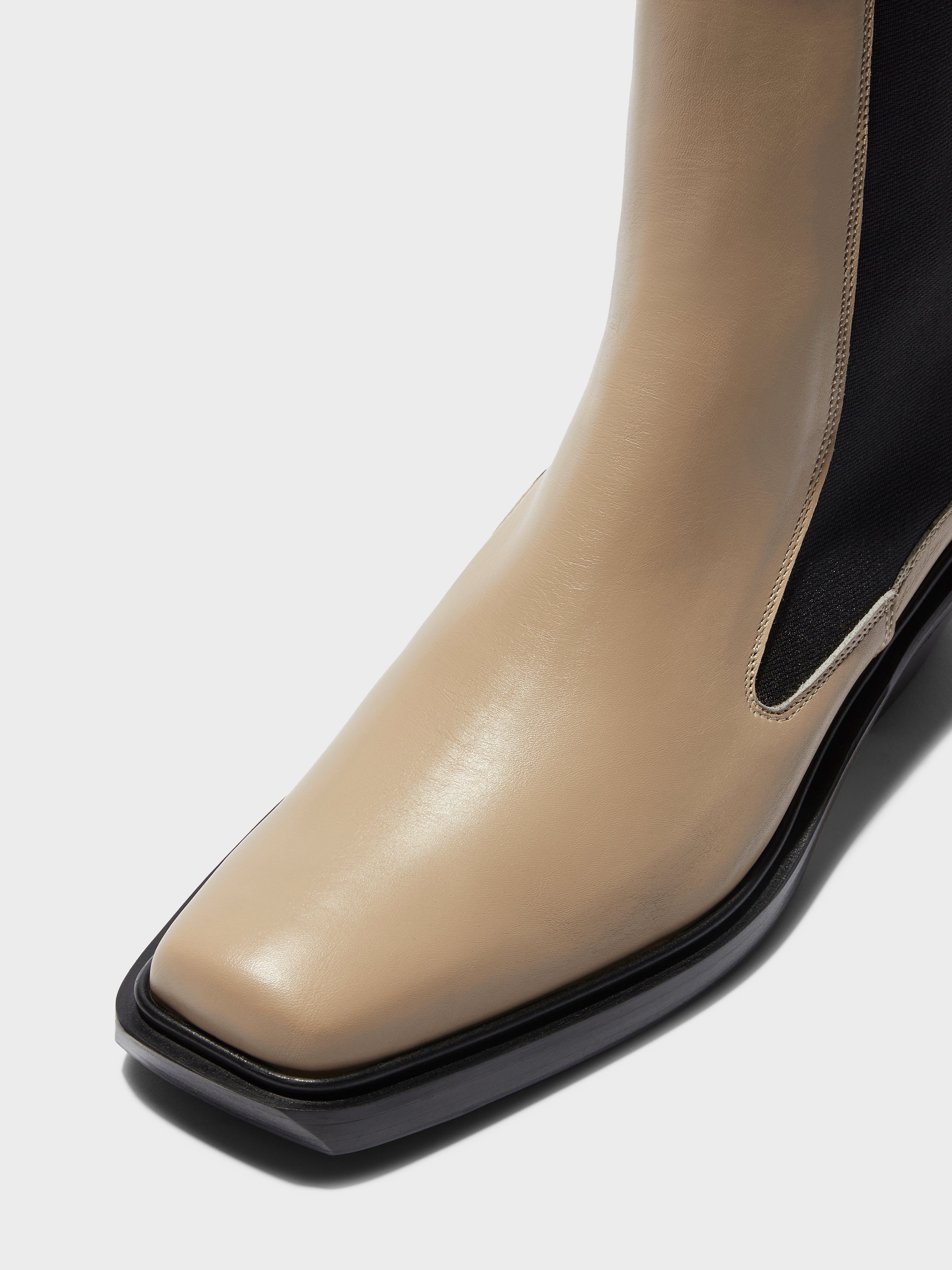 Antonia Leather Biker Boots - Image 3