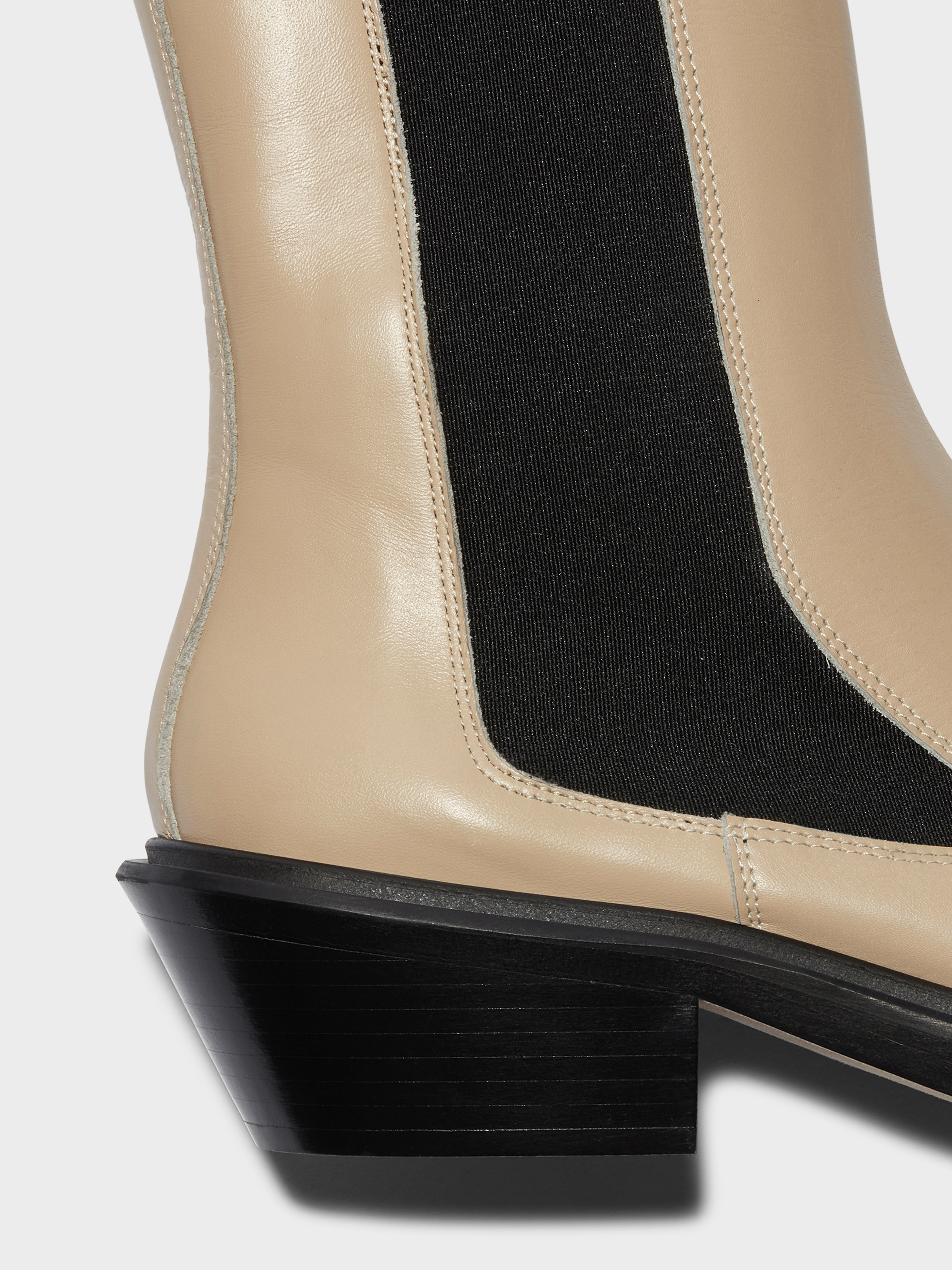 Antonia Leather Biker Boots - Image 4