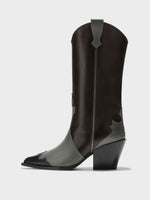 Ariel Leather Cowboy Boots - Image 1