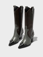 Ariel Leather Cowboy Boots - Image 2