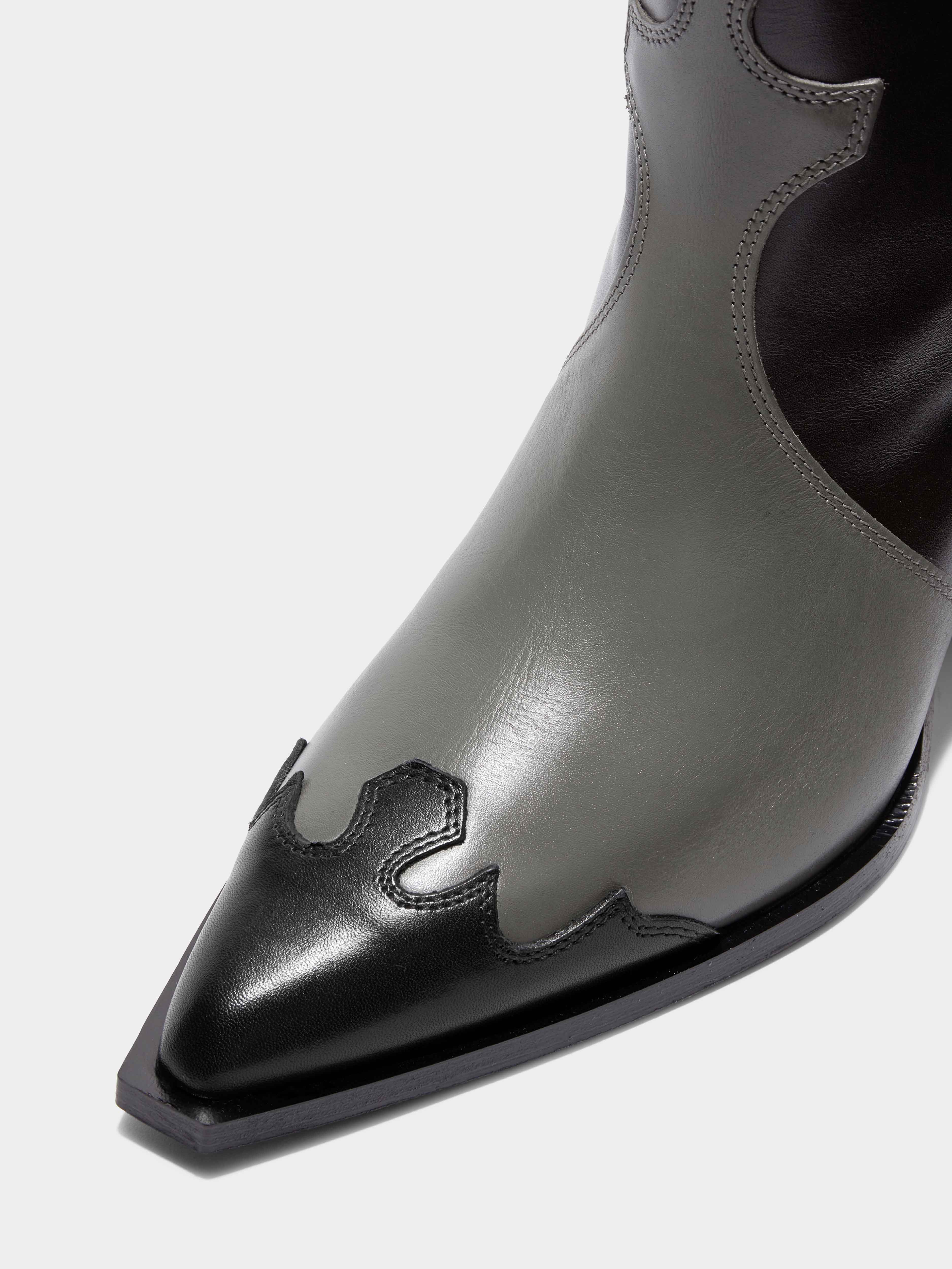 Ariel Leather Cowboy Boots - Image 3