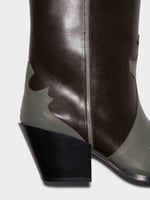 Ariel Leather Cowboy Boots - Image 4