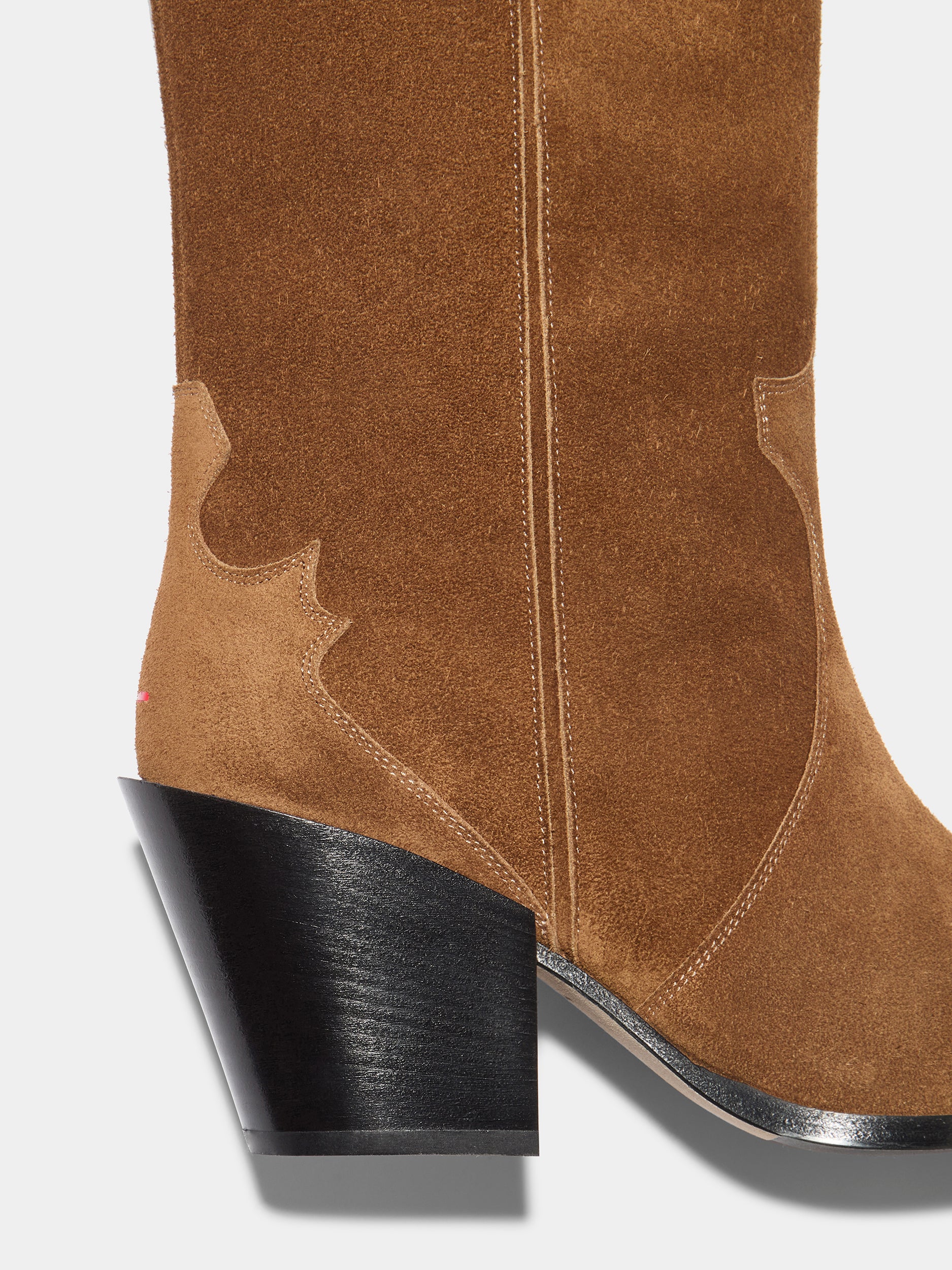 Ariel Suede Cowboy Boots - Image 4