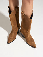 Ariel Suede Cowboy Boots - Image 2