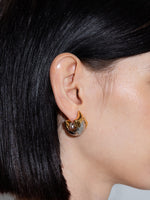 August Palladium and 18kt Gold-Plated Earrings - Image 4