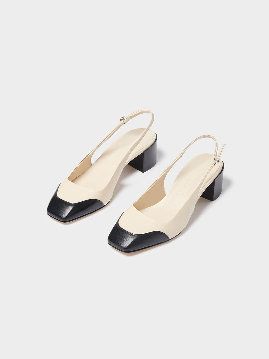 Augusta Leather Slingback Pumps