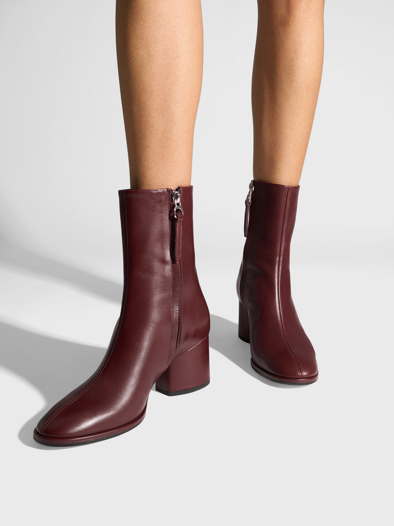 Ayla Leather Ankle Boots