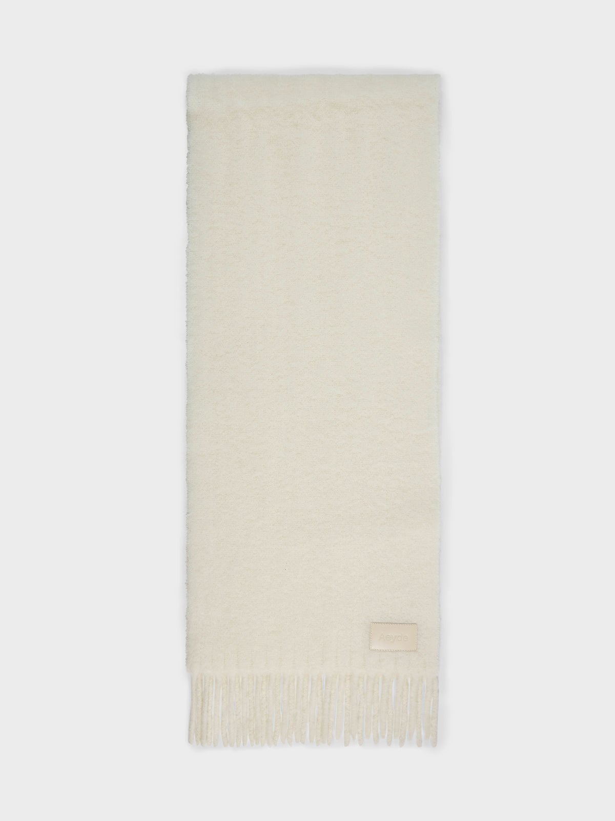 Aeyde | Bale Alpaca Scarves for Women | Creamy Alpaca | Luxury Materials | Handmade in Italy