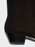 Belinda Suede Cowboy Boots - Image 4